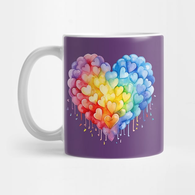 Rainbow Love Pride by Mimeographics